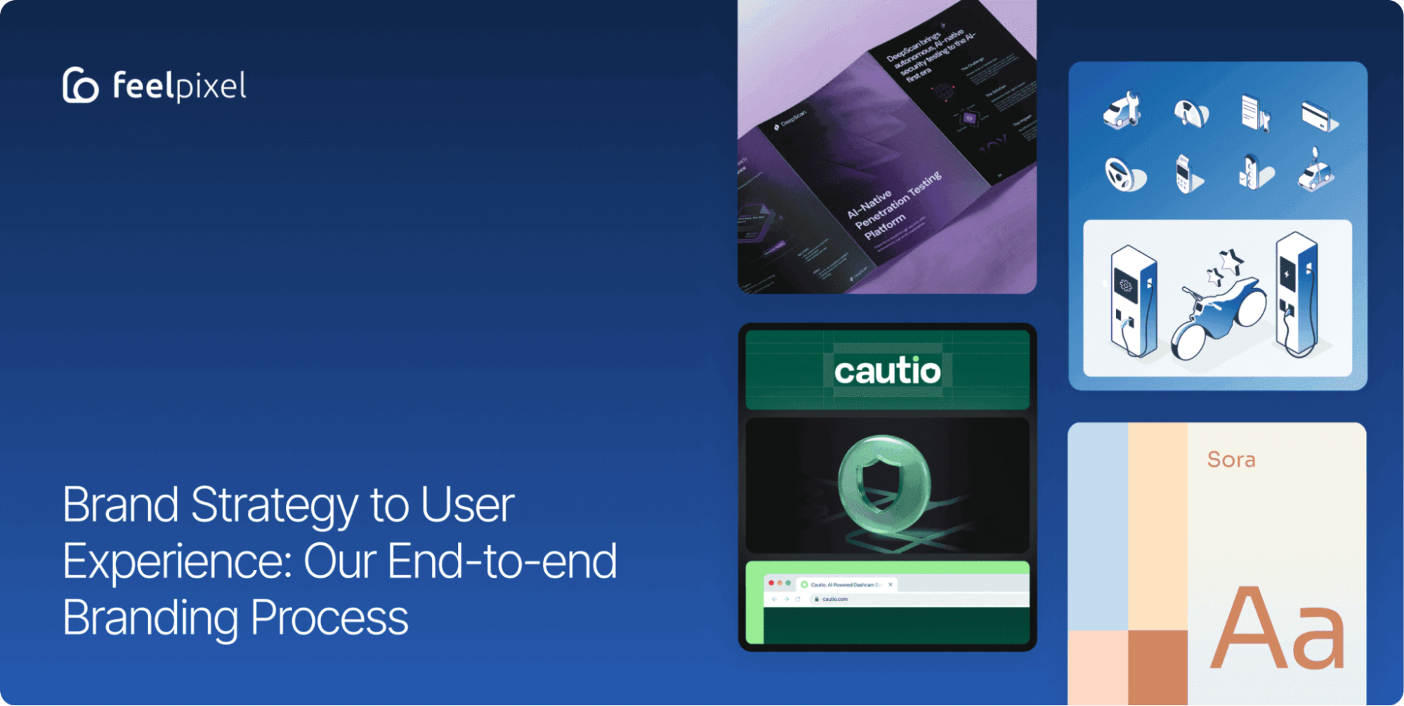 Brand Strategy to UX Design Process, Feelpixel branding agency