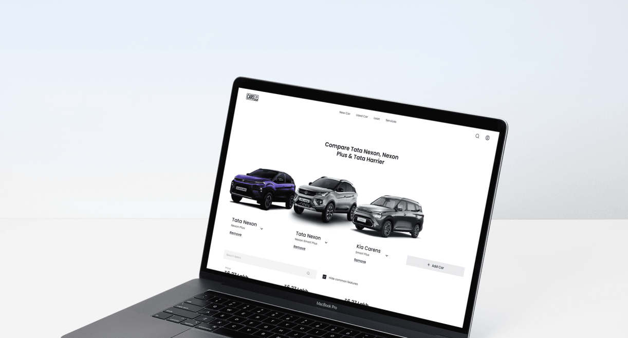 Feelpixel-CARS24 New car-Web & Mobile App-Automotive-Case study